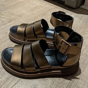 Dr Martens Gold Clarissa Sandals